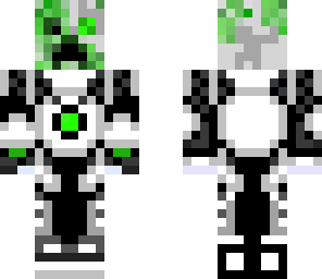 green robot creeper