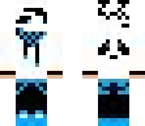 man in blue