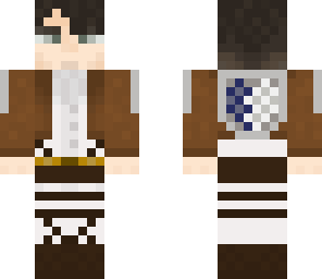 capitan levi rivaille sin capa-estilo anime