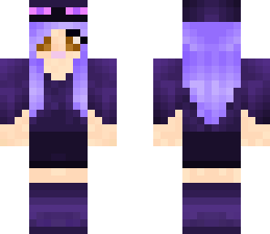 endergirl purple - anime style