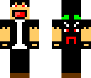 angry and happy man