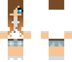 ombre girl hoodi white brown orange dipdye
