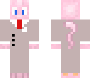 mew in a suit
