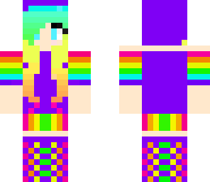 rainbow girl