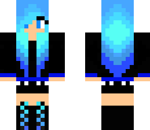 blue girl