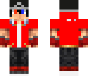 guy with red shirt