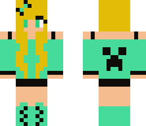 cute creeper girl edited again
