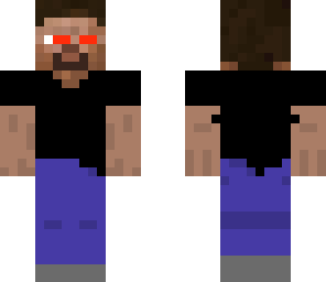 herobrine con rayos x