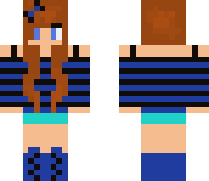 blue girl
