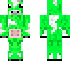 green cow