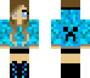 blue creeper girl