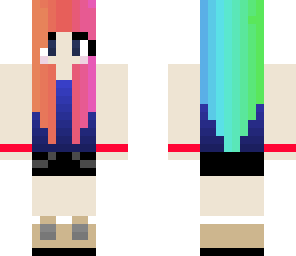 rainbow hair