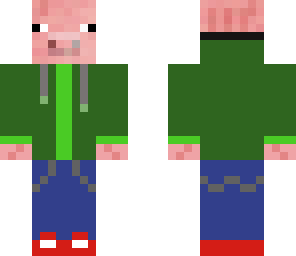 pig in a hoodie