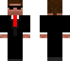 black suit