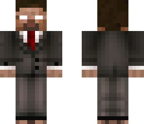 herobrine in a suit