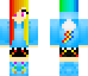 rainbow dash girl