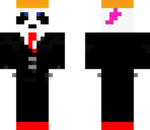 panda in suit