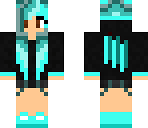 blue skrillex girl