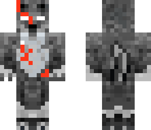 bloody herobrine wolf