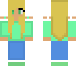 edited green girl