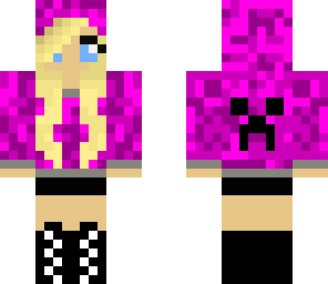 somerandomkat blonde pink creeper girl
