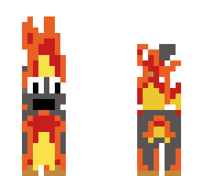 burning cat