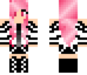 pink haired girl