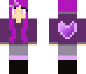 plum heart girl