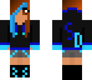 blue girl starry destinies skin