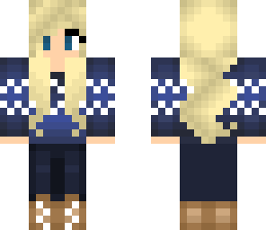 blonde sweater girl