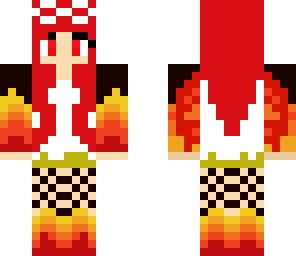 red fire magician girl