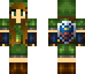 legend of zelda female link remake