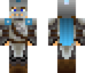 warrior with cape