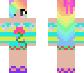 rainbow girl