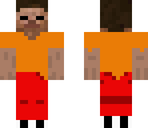 cool black teen herobrine skin
