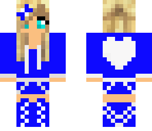 blue girl