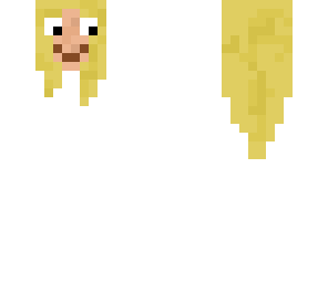 flying girl's head
