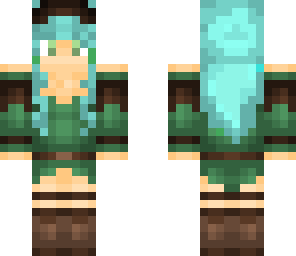 green and blue
