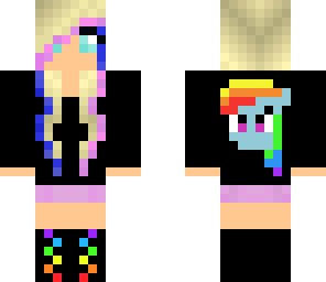 rainbow dash girl
