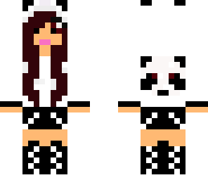 panda girl coll