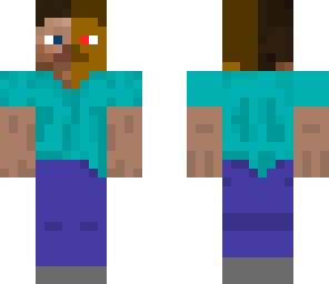 wooden cyborg steve