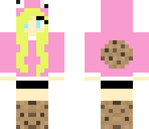 pink cookie monster girl