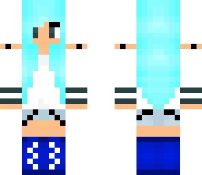 ice haired girl