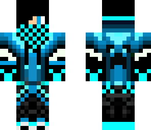 blue emo boy