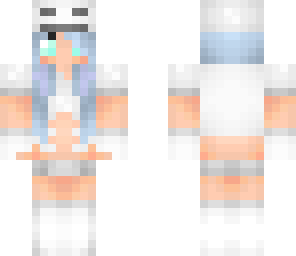 skelleton girl blue
