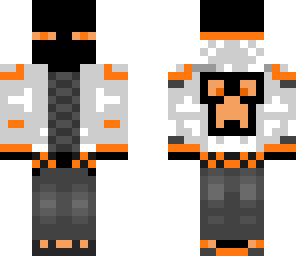 my skin enderman orange dj