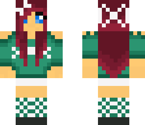 red haired forest girl