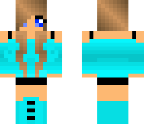 cute blue girl