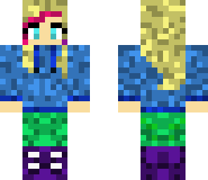 blue jacket girl