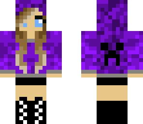 somerandomkat purple creeper girl